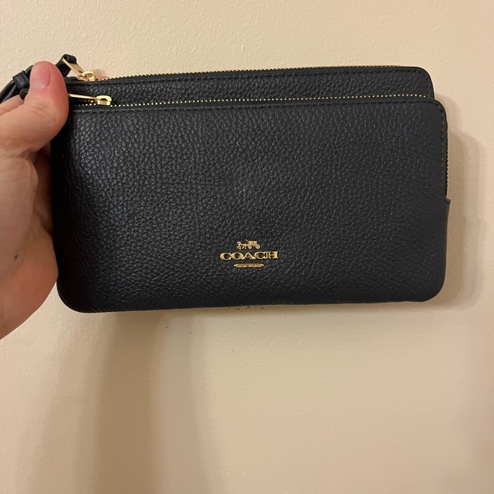 Coach large wristlet brand new with tags